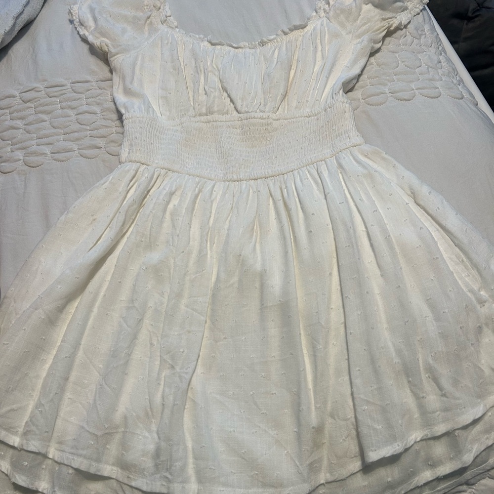 Charming Hollister White Skort Dress